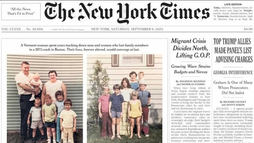 Iranpress: World Newspapers: Migrant crisis divides North, lifting G.O.P.