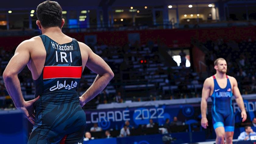 Iranpress: Clash of titans: David Taylor vs. Hassan Yazdani set to define 86-kilogram wrestling