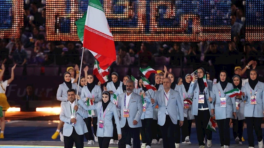 Iranpress: Hangzhu Asian Games kicks off, Iranian athletes parade