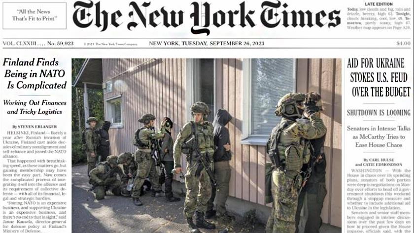 Iranpress: World Newspapers: Finland finds being in NATO is complicated
