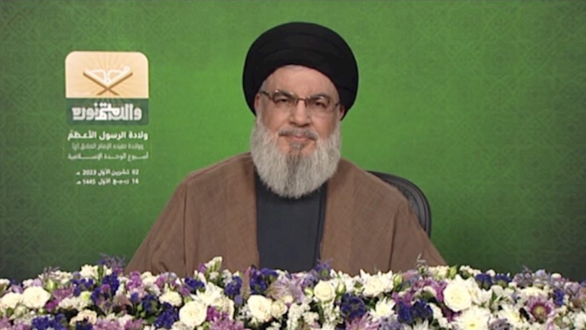 Iranpress: US primary culprit involved in Syrian refugee crisis: Nasrallah