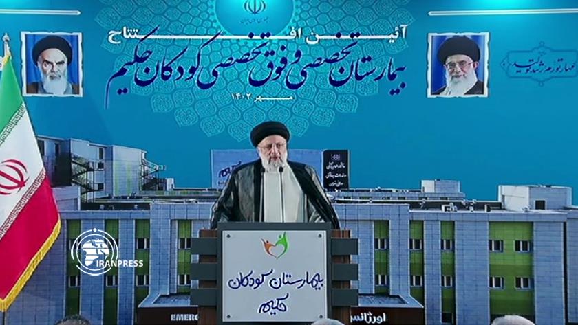 Iranpress: Hakim Hospital opened with the presence of Iran