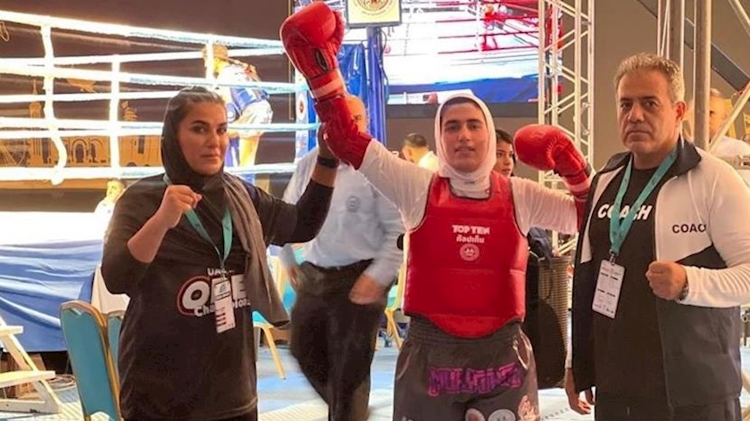 Iranpress: Iranian athlete gains medal at World Youth MuayThai Championship