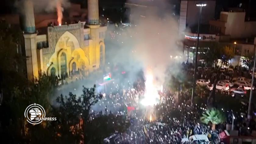 Iranpress: Iranian people shows solidarity with Gaza and Palestinians