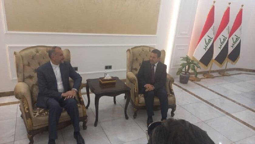 Iranpress: Amir-Abdollahian arrives in Baghdad 