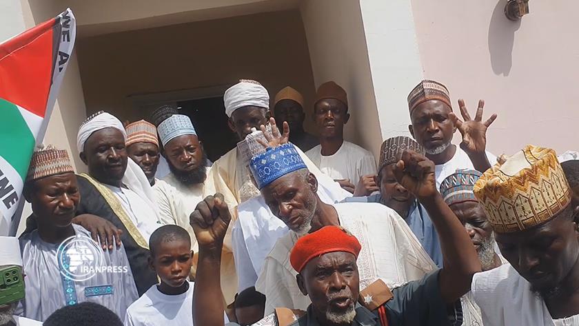 Iranpress: Nigerian Sunni Muslims hold anti-Israeli rally 