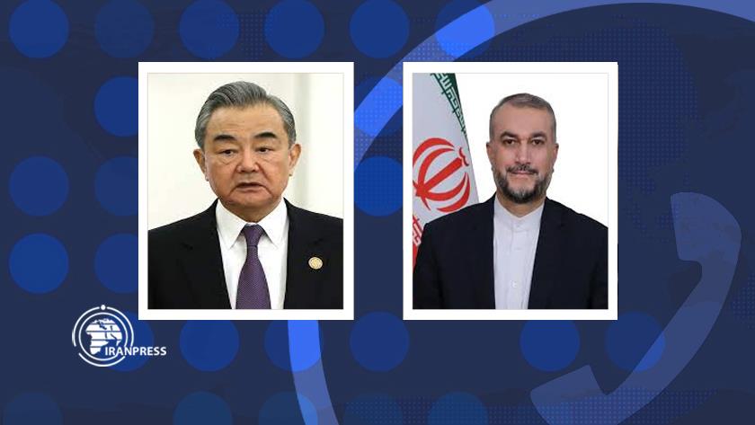 Iranpress: Iranian, Chinese foreign ministers discuss Gaza crisis via phone call
