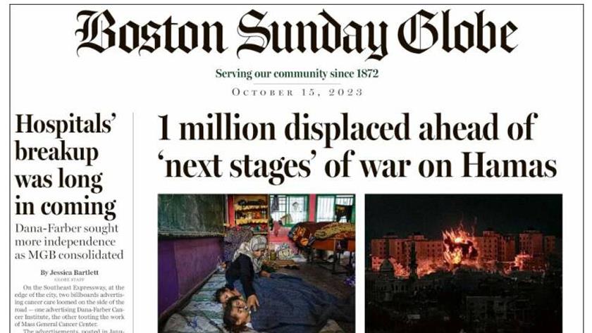 Iranpress: World Newspapers: 1 Million displaced ahead of next stages of war on Hamas