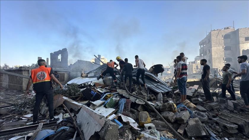 Iranpress: 30 killed in Israeli attck at mosque in Al-Nuseirat refugee camp