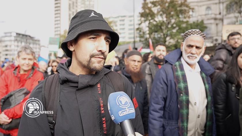 Iranpress: Londoners take to the streets to support Palestine