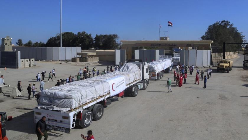 Iranpress: Second shipment of humanitarian aid arrives in Gaza