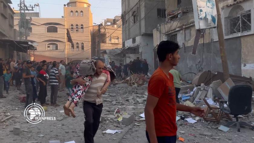 Iranpress: Gaza war; US Green light for Israeli genocide against Palestinians 