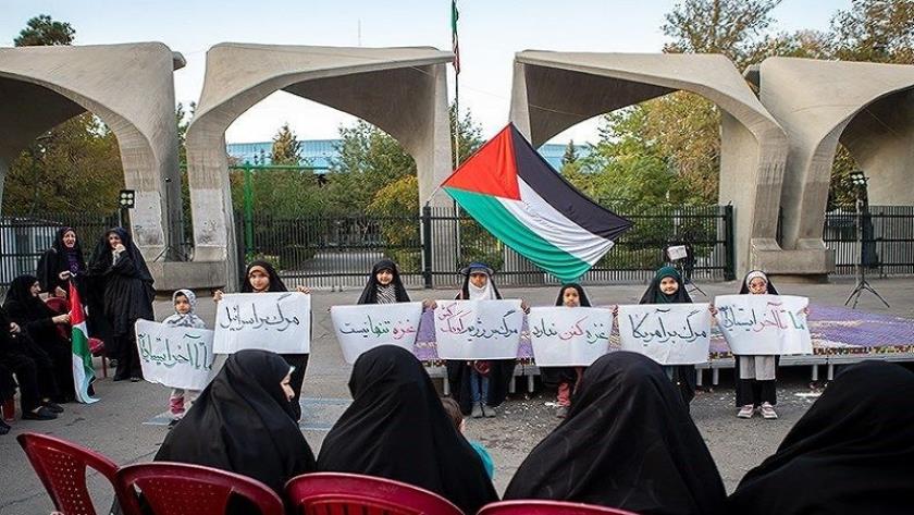 Iranpress: Iranian women declared solidarity with Gazan women, children