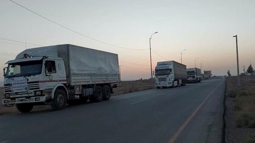 Iranpress: Iran sends 11 containers of aid to quake-hit Afghans
