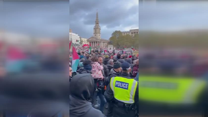 Iranpress: Video: Historic anti-Israeli demonstration in Washington 