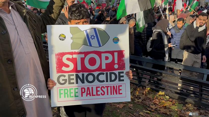 Iranpress: Biggest Anti- Zionist protests held in British capital