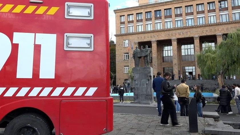 Iranpress: Explosion at Yerevan University leaves one dead, several injured