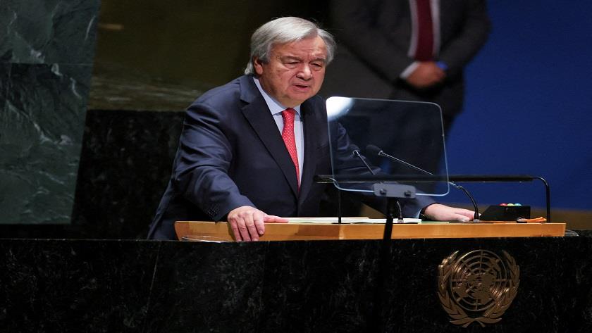 Iranpress: Guterres calls for immediate humanitarian ceasefire in Gaza