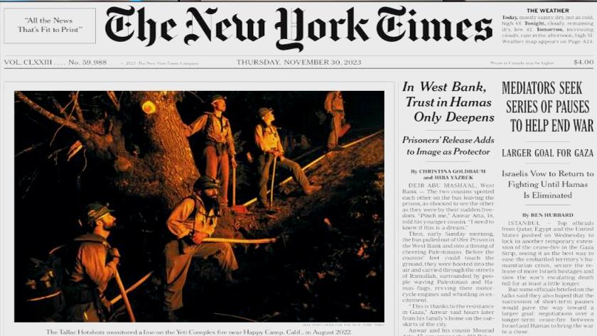 Iranpress: World News Paper: In West Bank, trust in Hamas only deepens