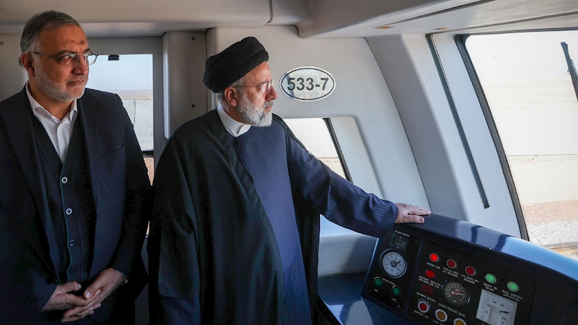 Iranpress: President Raisi inaugurates Parand City metro line