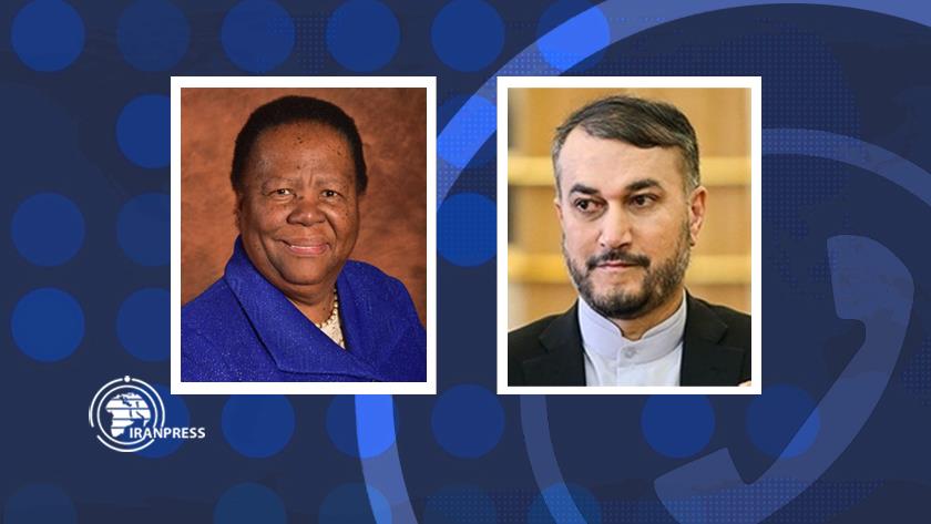 Iranpress: Iran, South Africa FMs confer on latest developments in Gaza