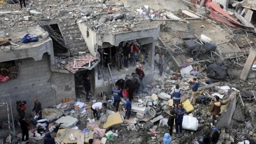 Iranpress: More than 7,000 missings in Gaza trapped under rubble