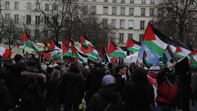 Iranpress: Pro-Palestine rallies held in France, Turkey and Cyprus 