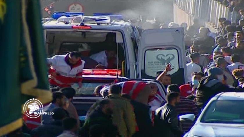 Iranpress: Blast in Kerman Martyrs Cemetry leaves injured