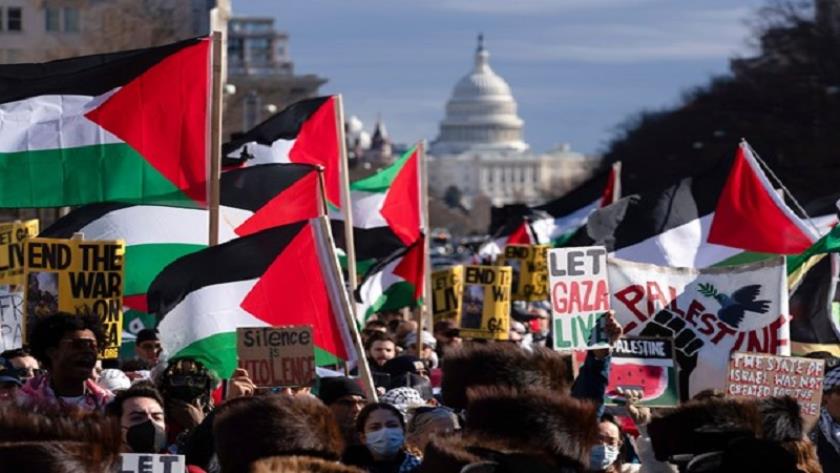 Iranpress: March for Gaza rally draws thousands to D.C. 