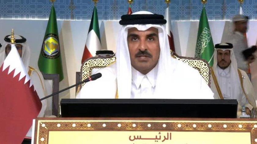 Iranpress: Qatari Emir: Relocation of Palestinians from Gaza; Red line
