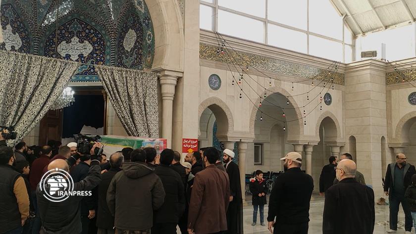 Iranpress:  Funeral procession held in Damascus for Iran