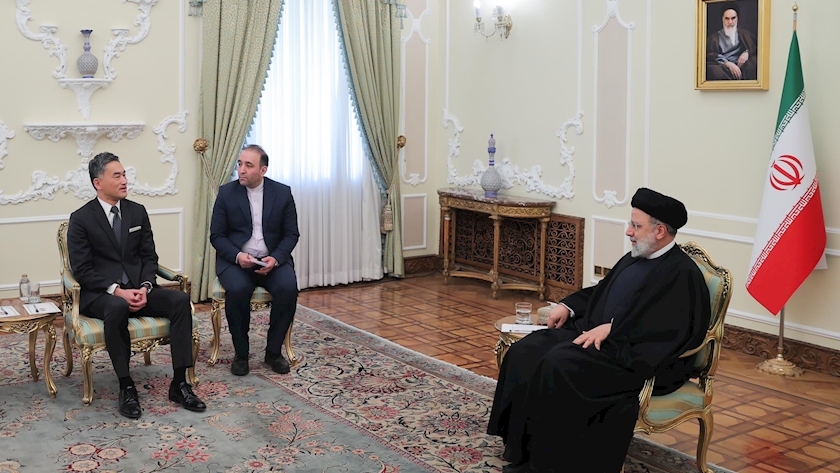 Iranpress: Raisi: Cruel sanctions cannot obstruct deepening Iran-Japan ties