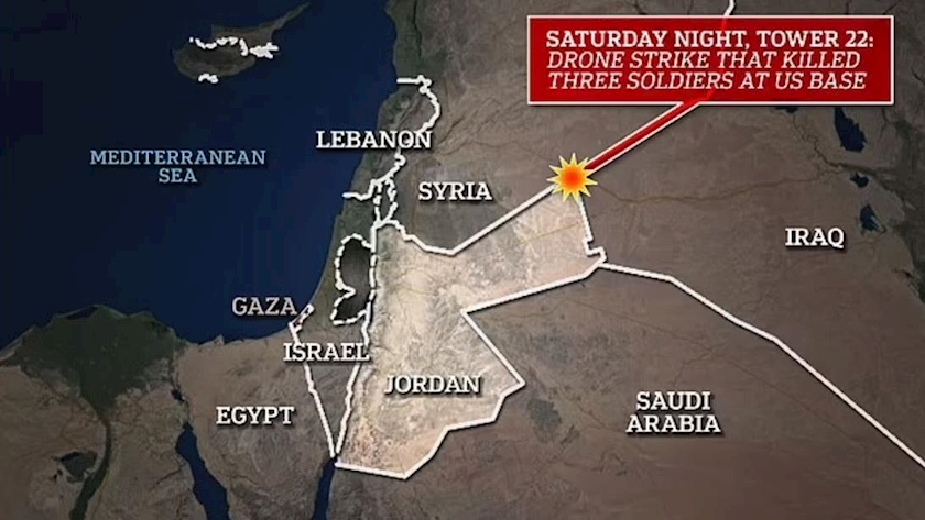 Iranpress: CENTCOM evacuates 8 US soldiers from Jordan after drone attack
