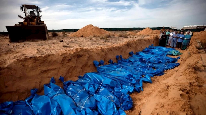 Iranpress: Palestine calls for international probe on Gaza mass grave