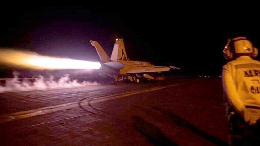 Iranpress: US, UK fighters hit north of al-Hodeida