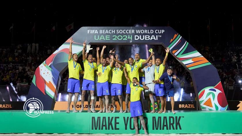 Iranpress: Brazil crowned world champions Beach Soccer World Cup