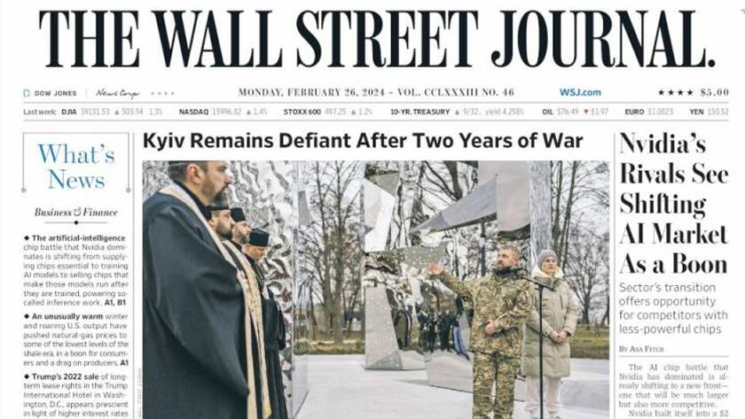 Iranpress: World Newspapers: Kyiv remains defiant after two years of war