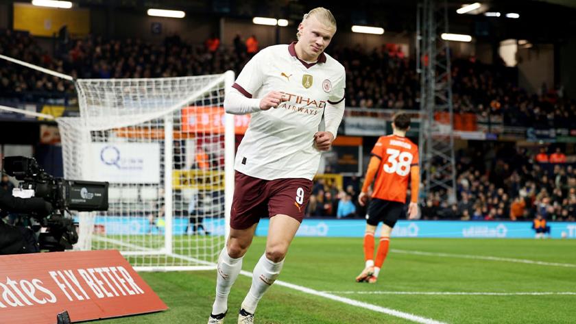 Iranpress: Manchester City thrashed Luton to reach FA Cup quarter-finals
