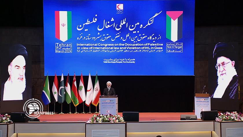 Iranpress: Reflecting Israeli crimes the least aid to Palestinians: Judiciary Chief