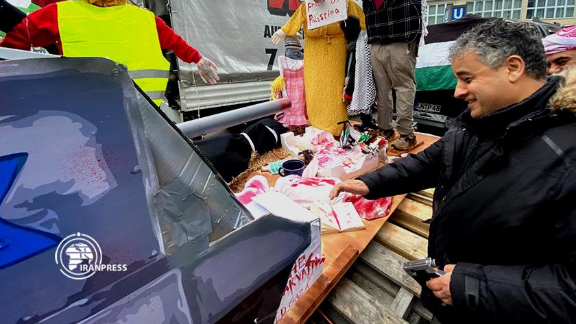 Iranpress: Berliners hold Pro-Palestinian rallies to voice solidarity with Gaza