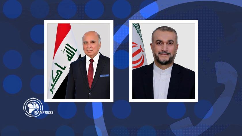Iranpress: Iran, Iraq FMs urge putting end to Genocide in Gaza