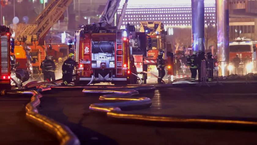 Iranpress: Some 477 people, 183 equipment units involved in firefighting efforts at Crocus City
