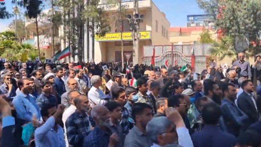 Iranpress: International Quds Day march in Sistan Baluchestan province