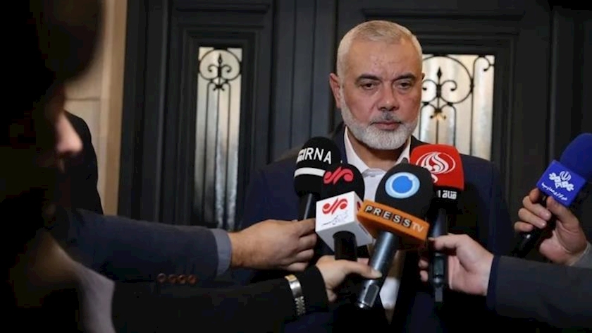 Iranpress: Haniyeh, Fidan confer Gazan ceasefire in Doha