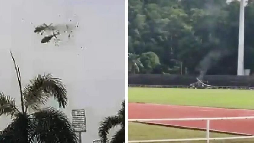 Iranpress: 10 killed after two Malaysian navy helicopters collide
