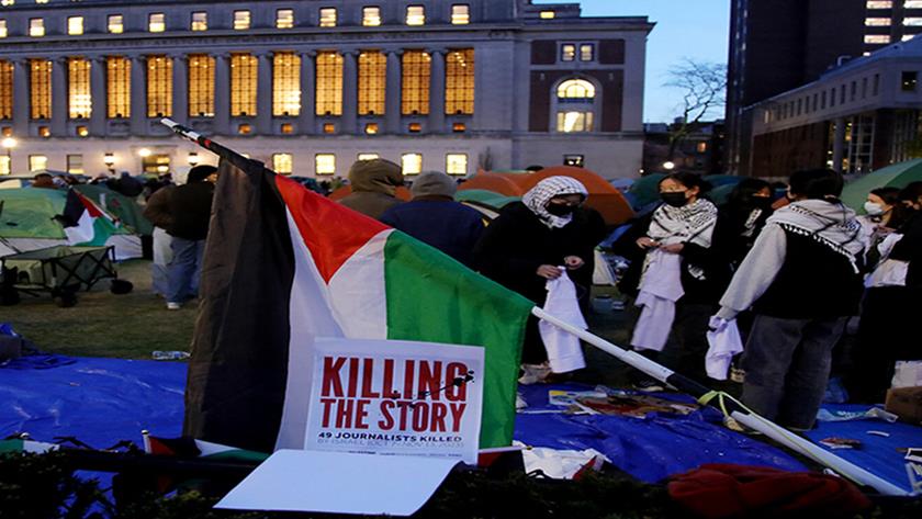 Iranpress: Anti-Israeli protests in US intensifying; 33 more students arrested