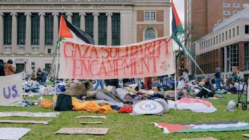 Iranpress: Palestinian Universities appreciate support of students, academics in US