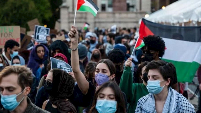 Iranpress: US Student Movement; protests spill over Europe, Australia
