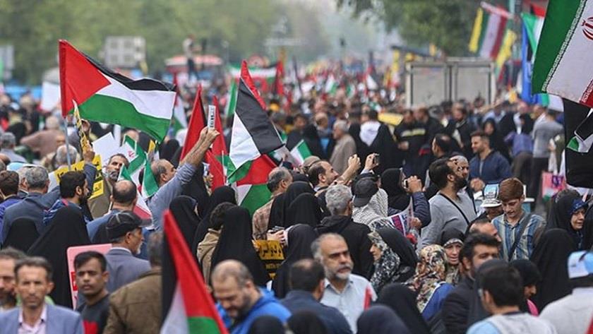 Iranpress: Iranians hold nationwide rally in support of Gaza