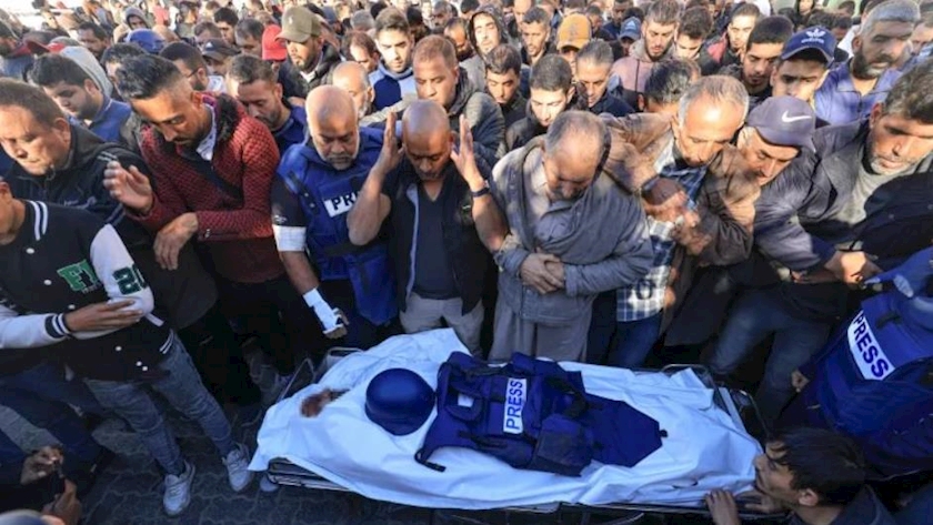 Iranpress: Israel war on Gaza, bloodiest war for journalists with 142 killed